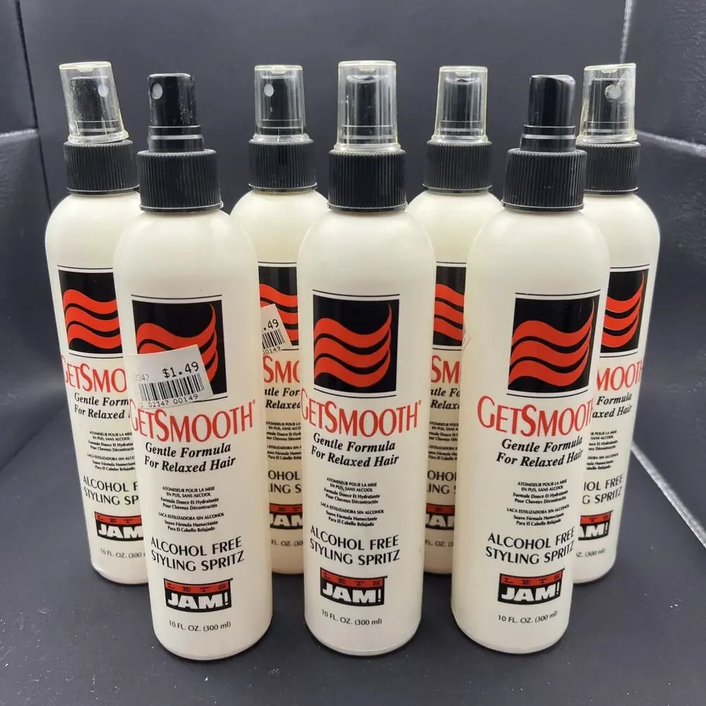 (7) Lets Jam Get Smooth Gentle Formula Relaxed Hair Styling Spritz Spray 1994